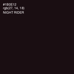 #1B0E12 - Night Rider Color Image